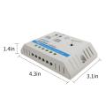 LS-E Series 5A/10A/20A PWM Solar Charge Controller for 12V/24V Solar Panel System Regulator. 