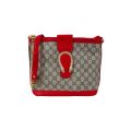 GD Supreme Medium Bucket  Hand Bag For Women New Trend Hand Bag With Red Trim Women's Bag. 