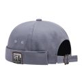 Short Fashion Hat Women Trend New Retro Brimless Melon Skin Hat Fashion Versatile Hat Men Street Hip Hop Cap Without Visor. 