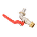 Water Valve, Male Threaded Hose Bibb Brass G3/4in Outlet for Residence. 