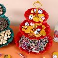 3 Tier High Tea Stand Dessert Cupcake Cakes Fruit Party Serving Platter Tray Food Tower Plates. 