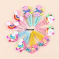 Linman 10PCS Cute Unicorn hairpins For Baby Girls Sweet Butterfly Hair Portable Clips mermaid rainbow Hair Clips Barrettes Kids Hair Accessories. 