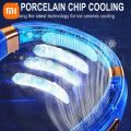 Xiaomi 8000mAh USB Neck Fan Portable Bladeless Mini Rechargeable Silent LED Digital Display Electric Air Cooler. 
