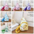 Trendy Cinnamoroll Kuromi Chest Bag KT Cat My Melody Children Crossbody Bag Pachacco Kid. 