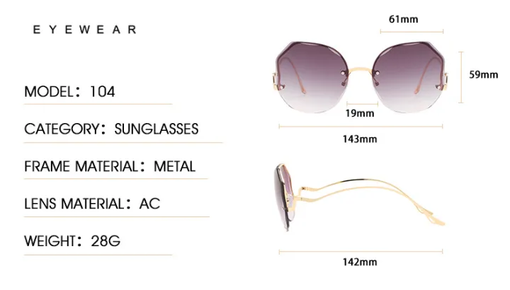 RTBOFY%20Retro%20Polygon%20Framless%20Trim%20Sunglasses%20for%20Women%20Gradient%20Color%20-%20Image%205