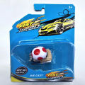 Small Cute Die Cast Metal Toy Cars Push Type Mini Toys White. 