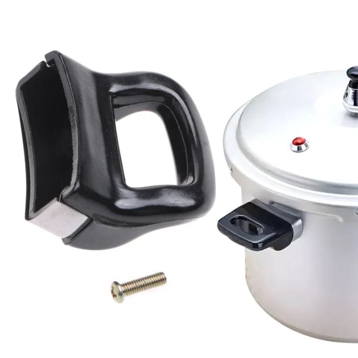 Cookware Pan Short Side Handle Black Grip Replacement Pot Handle for ...