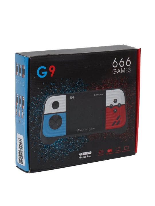 G9 Video Game Console 3.0 Inch Gamepad Built-In 666 Game Players Controller Support for Connecting TV for Children