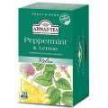Ahmad Tea Peppermint & Lemon 20 Foil Tea Bags 30g. 