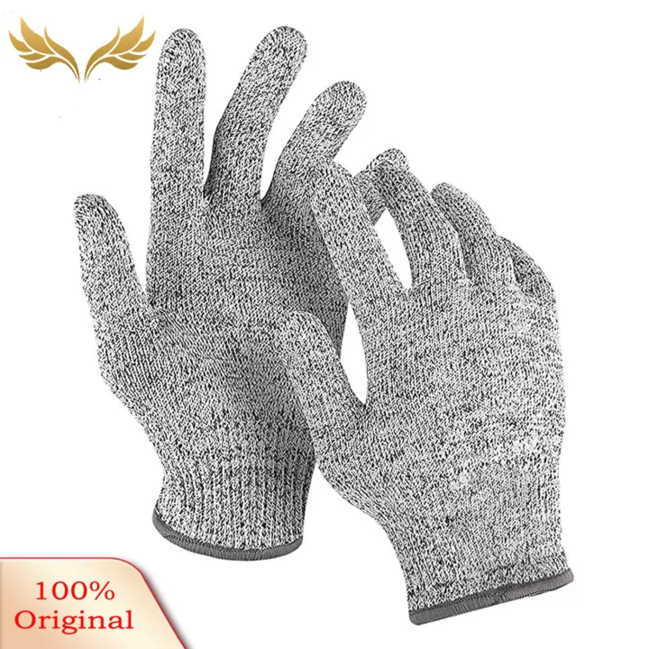 SuperRide Safety Gloves for Cutting Highly Protective Cut Resistant Gloves for Kitchen Chef Woodworking Level 5 Safety Gloves for Oyster Shucking Meat Cutting 1 Pair Comfortable to Wear Gloves