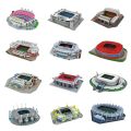 【HOT】 DIY Miniature Football Stadiums Large Model Paper 3D Soccer Stadium Puzzle Assemble Prince Park Stadium Birthday Gifts. 