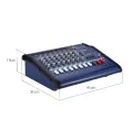 YAMAHA PMX802D Professional Powered Audio Mixer 8-Channel 16DSP 2-Layer Equalizer EQ 650W High-Power 2-channel support PC USB MP3 Bluetooth Player. 