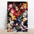 Demon Anime 5d Full Diamond Painting Kits Tanjirou Nezuko Cartoon Art Mosaic Cross Stitch Home Decor Kids Handwork Gift. 