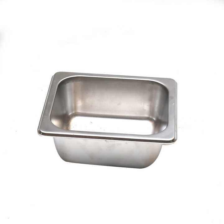 Stainless Steel Tray Dish 1/6 6.5 2'' Deep