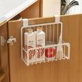 Railing Storage Holder Versatile Kitchen Organization Grid Storage Organizer Bathroom Hanging Basket Over-the-door Storage Rack. 