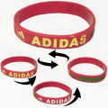 Wrist Band ADIDAS Logo Bracelets / ADIDAS Stretchable Bracelets / Color Rubber Band Bracelet / Adidas Embossed Wrist Rubber Band. 