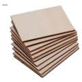 20x10x Wood Sheets Rectangle Wooden Pieces for DIY Building Crafts Material. 