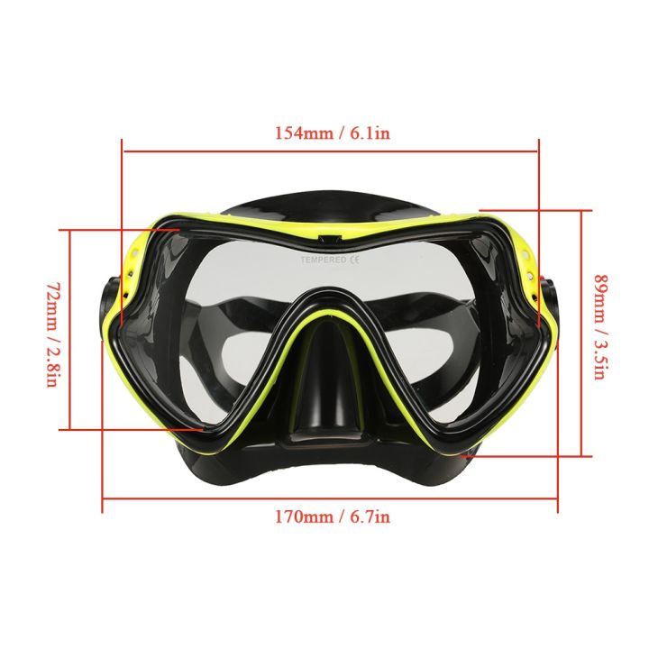 Men%20Women%20Anti-fog%20UV400%20Protection%20Single%20Window%20Diving%20Mask%20Snorkeling%20Mask%20Scuba%20Swimming%20Mask%20Goggle%20Tempered%20Glass%20Lens%20Flexible%20Silicone%20Skirt%20PC%20Frame%20Adults%20-%20Image%203