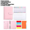 A6 size Budget binder User-friendly Budget-friendly Compact design Money saving wallet material Multicolor options Notebook. 