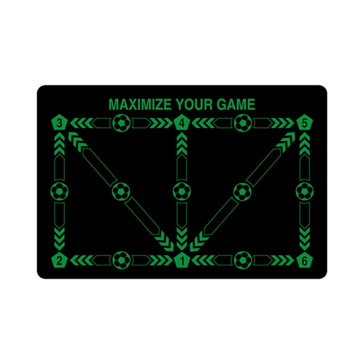 Football Footstep Training Mat Non-Slip Footstep Training Mat Soccer Train Mat for All Levels,for All Ages 60*90cm C