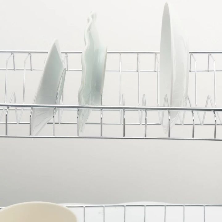 2-Layer Dish Drainer, Sttech1 Multifunction S-Shaped Dual Layers Dish Drying Rack Kitchen Collection