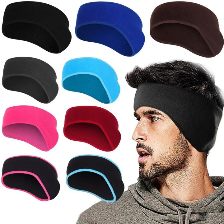 【HUT】 1Pcs Fleece Ear Warmer Muff Winter Headband Ear Muffs Headband For Men Women Running Skiing Outdoor Sports