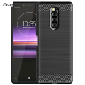 Facai 1 Full set of hand protection soft silicone case for ia 1 Howe Fashion for Sony Xper Hua carbon fiber skin on Sony Xperia case. 