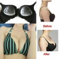 1 Pair of Silicone Foam Sponges Comfortable Triangular Bra Pads Inserts / Removable Push Up Bra Pads for Women Bikini, Tops, Sports Bra, Swimsuit. 