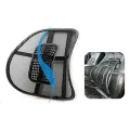 Black Mesh Cloth Car Seat Cushion Lumbar Waist Back Support Lumbar Pillow  General car seat massage backrest office chair massage backrest lumbar support mesh breathable lumbar cushion seat support Massage Car Seat Lumbar Lower Back Support Mesh Cushion. 