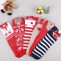 New Christmas Warm Socks New Year Women Red Socks Japanese Cotton Socks Three-dimensional Cartoon Elk Bear Fox Lady Socks. 