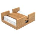 Handmade Wooden Paper Tissue Holder Napkin Box for Kitchen Dining 15*15*8Cm Customized Rectangle Serviette Paper Hunger. 