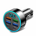 250W PD + 0C3.0 Fast Car Charger | Multi USB Ports | LED Display | Metal Car Adapter | Fast Charging Sri Lanka. 