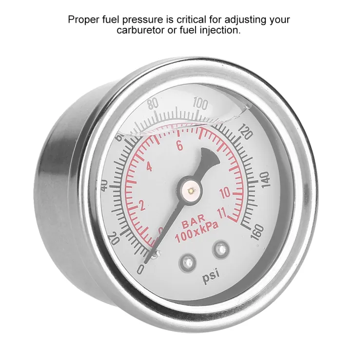 0-160%20PSI/bar%20Car%20Fuel%20Pressure%20Regulator%20Gauge%20Liquid%20Fill%20Fuel/Oil%20Meter%20-%20Image%203