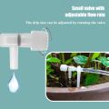 Labor-saving Greenhouse Garden Drip Irrigation Kit 4/7mm Hose Adjustable Potted Plant Watering Device with Regulating Valve 10/20/30M Watering Saving Micro Dripper Farmland Bonsai Flower Vegetable Greenhouse. 