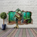 Dinosaur Forest Removable 3D Dinosaur Wall Mural Self Adhesive Wall Decals Wall Stickers. 
