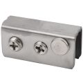 Stainless Steel Glass Door Pivot Hinge Double Head Magnetic Catch Set for 5-8Mm Glass Door. 