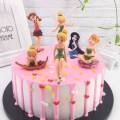 Tinkerbell Dolls Cake Topper - 6pcs. 