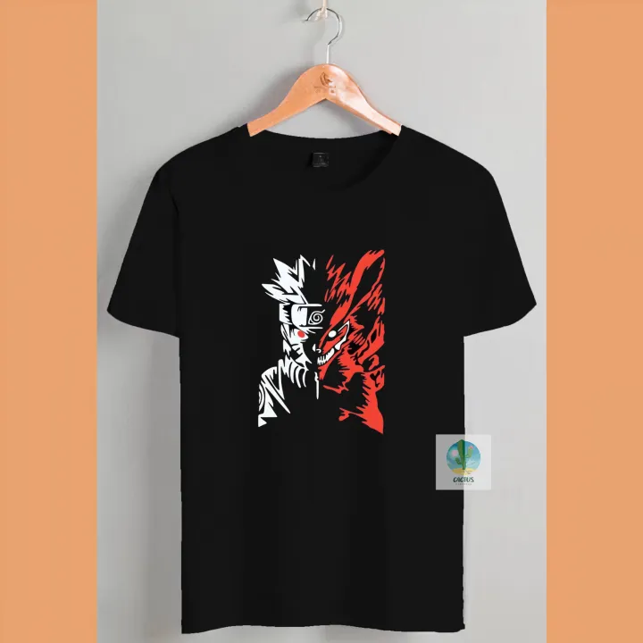 Printed%20Cartoon%20Crew%20Neck%20Short%20Sleeve%20T-shirt%20For%20Men%20&%20Women%20-%20Image%202