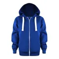 New Spring Autumn Zip Solid Jackets for Boys Children's Hooded Coat Kids Clothes Cardigan Girls Stripe Long Sleeve Hoodie Tops. 
