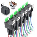 Fuse Relay Switch Harness Set LED Work Light   Rocker Switch Wiring Harness Kit 12V 24V DC 4-Pin SPST Automotive Relays - 24V. 