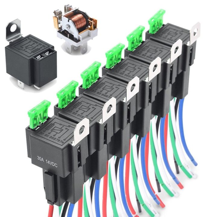 Fuse%20Relay%20Switch%20Harness%20Set%20LED%20Work%20Light%20%20%20Rocker%20Switch%20Wiring%20Harness%20Kit%2012V%2024V%20DC%204-Pin%20SPST%20Automotive%20Relays%20-%2024V%20-%20Image%208