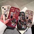 Jizetin for Xiaomi redmi 11t + pro 4g note 12 turbo 5g silicone soft square shape sketchy mouthpiece gwen spider-man fully wrapped anti-shock tire camera protection. 
