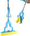 Sponge mop floor cleaning adjustable magic mop. 