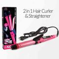 Nova 2-in-1 Hair Curler & Straightener Set. 