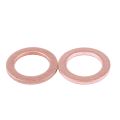 40Pcs 12mm X 18mm X 1.5mm Copper Flat Washer Ring Sealing Fitting. 