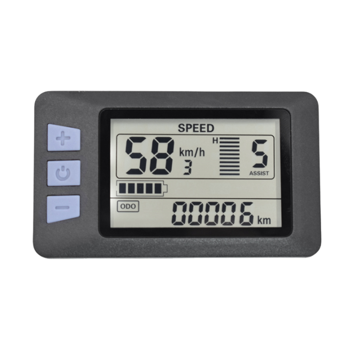 P3H Electric Bike LCD Display Meter Dashboard Meter Display Panel 24V 36V 48V 60V for Electric Scooter (SM)