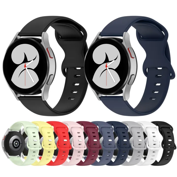 For%20Samsung%20Gear%20S2%20Classic%2020mm%20Solid%20Color%20Silicone%20Watch%20Band%20-%20Image%202