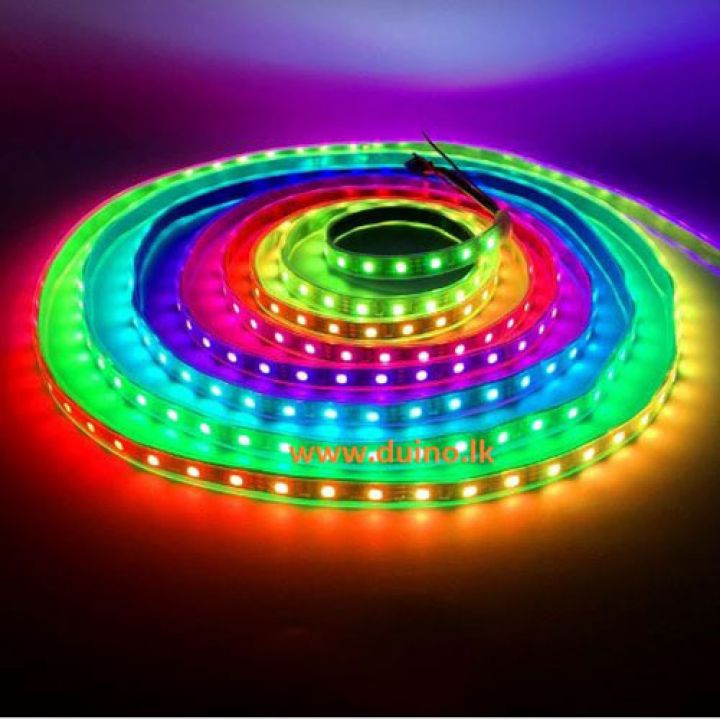 PIXEL LED WS2812b Addressable 60LED/M RGB 5M Strip