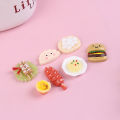 5pcs 1:12 Dollhouse Miniature Resin Food Simulation Snacks Model Accessories Kids Toys MJK. 