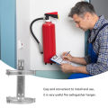 【ZIME】2pcs/1pc Fire Extinguishers Holder Heavy Duty Iron Fire Extinguishers Hanger Wall Brackets 2kg（no screws）. 